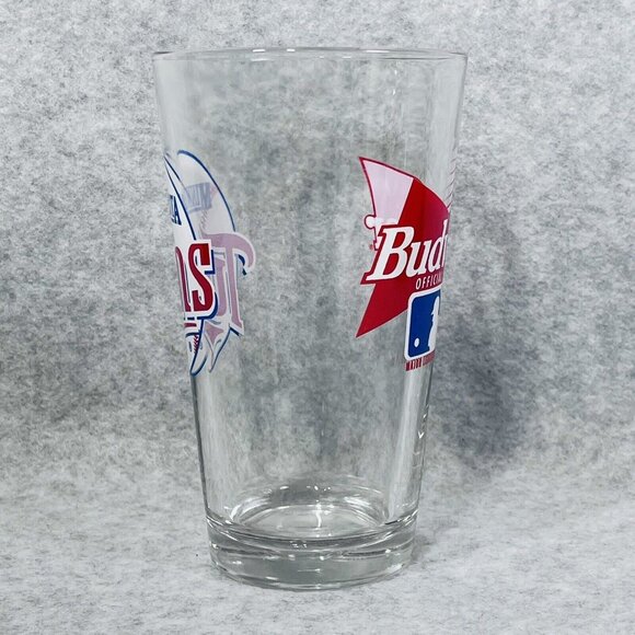 Minnesota Twins MLB Budweiser Beer Pint Glass 16‎ oz Libbey Barware Mancave - Picture 2 of 5